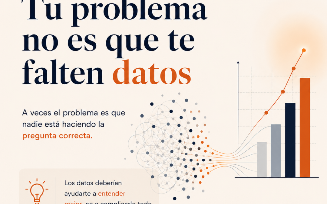 Tu problema no siempre es que te falten datos.