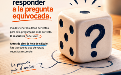 El dato correcto también puede responder a la pregunta equivocada.